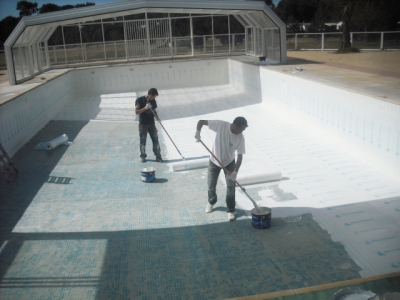 Under-Tile Swimming Pool Waterproofing